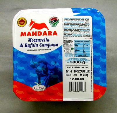 Mozzarella di Bufala Campana DOP  Mandara (250gr)